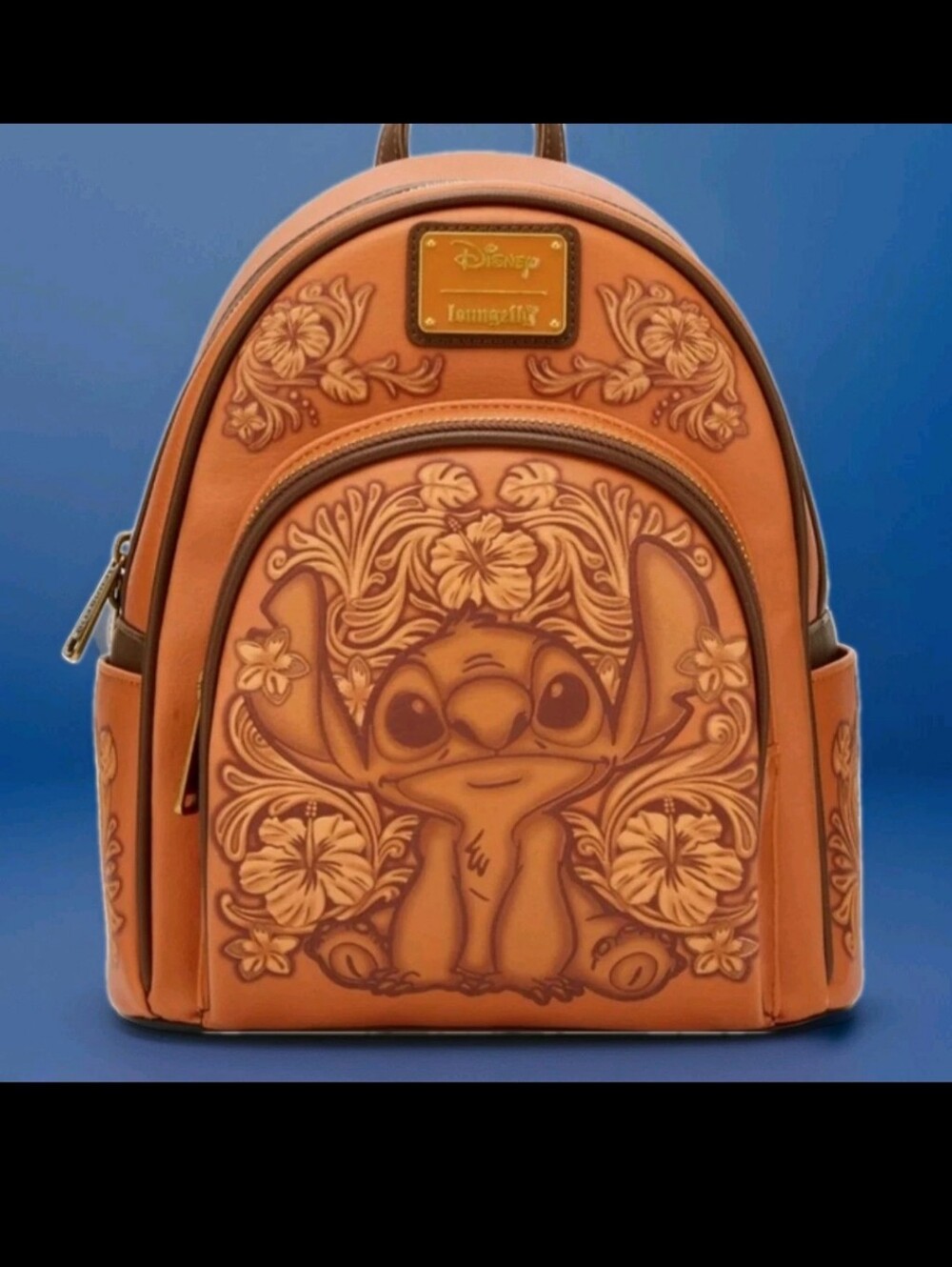 NWT  Loungefly Disney Lilo & Stitch Tonal Stitch Carving Mini Backpack 🎒